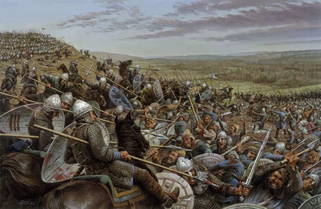 The Saxons' valiant last stand: Hastings, 1066.